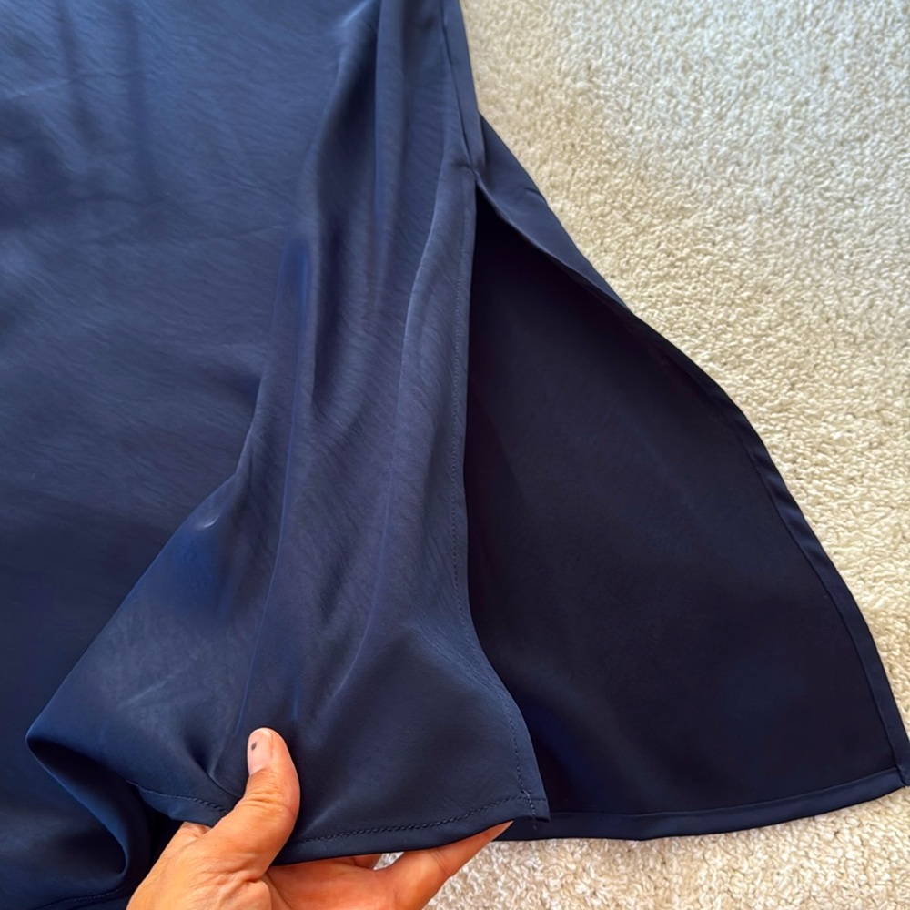 NWT! A New Day Navy Blue Slip Dress - Picture 3 of 7